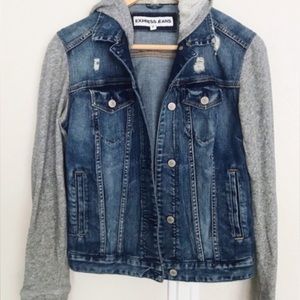 Express - Denim/sweatshirt jacket